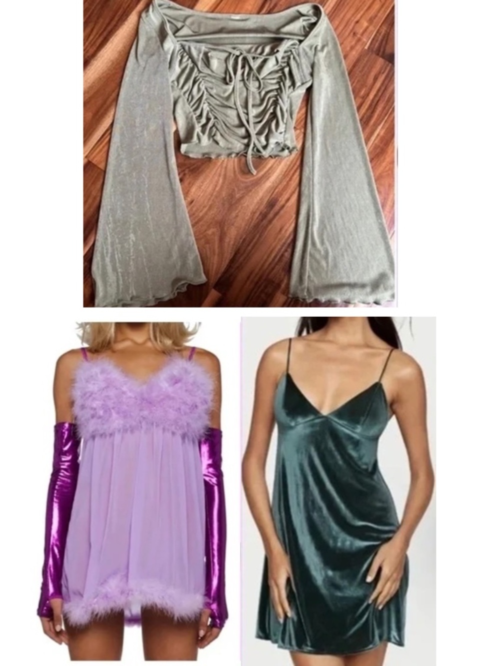GROOVY Size M Ariana Grande Positions Era Jade Green Top + Costume